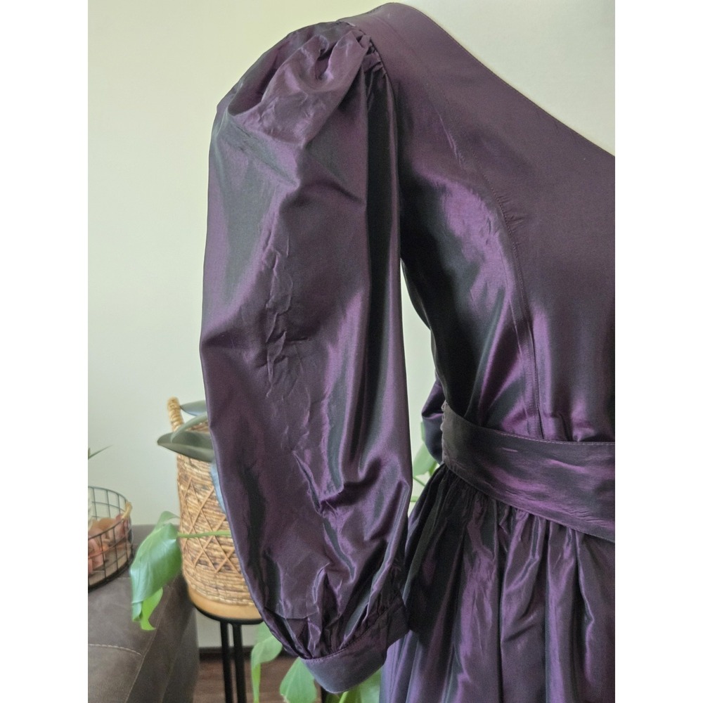 RARE Laura Ashley Victorian Style Puff Sleeves Maxi Dress Women's US 10 UK 12 - Picture 7 of 16